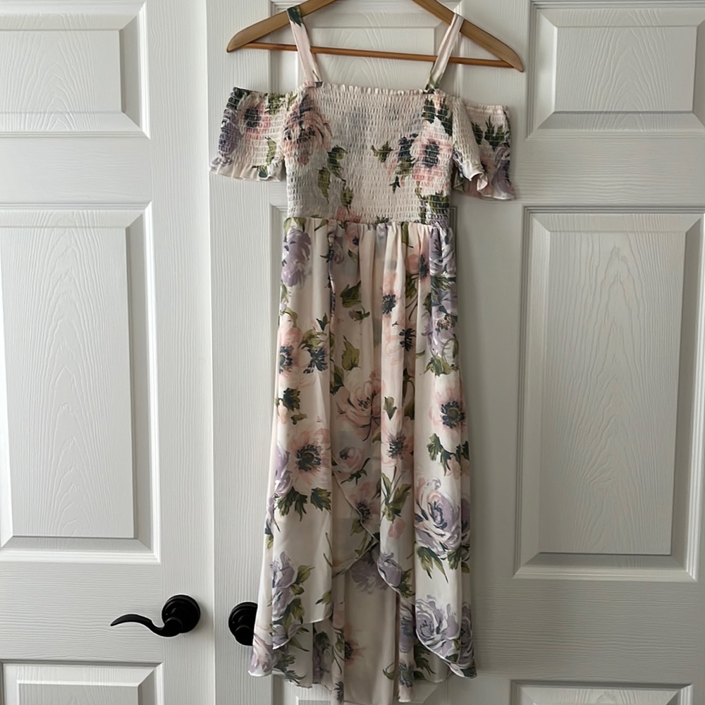 Girls midi length dress - size 14